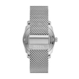 Fossil - Machine Men'S Silver Stainless Steel Watch-FS5883